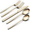 imageOneida 896762 Dean Satin Champagne 20 Piece Flatware Set