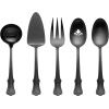 imageOneida 896766 James Street Mirror 20 Piece Flatware SetBlack Satin