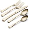 imageOneida 896766 James Street Mirror 20 Piece Flatware SetChampagne
