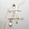 imageOneida 896766 James Street Mirror 20 Piece Flatware SetChampagne