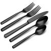 imageOneida 897334 Ryder Satin 20Piece Flatware SetBlack