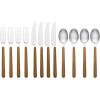 imageOneida 898350 247 Outdoor Living 12Piece Flatware Set MirrorFaux Wood