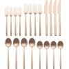 imageOneida 898358 Dean Satin Rose Gold 20Piece Flatware Set