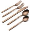 imageOneida 898358 Dean Satin Rose Gold 20Piece Flatware Set