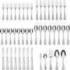 imageOneida Azalea 45Piece Flatware Set Service for 845Piece Flatware Set