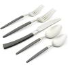 imageOneida B1010020Al20 Adjacent Midnight 20 Piece Everyday Flatware Set Service For 420Piece Flatware Set  Midnight