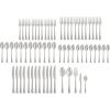 imageOneida Chroma 65 Piece Fine Flatware Set Service for 12 1810 Stainless Steel Silverware Set Dishwasher Safe65pc