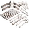 imageOneida Deauville 45 Piece Fine Flatware Set Service for 8 1810 Stainless Steel Silverware Set Dishwasher Safe