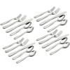 imageOneida Dylan 42 Piece Everyday Flatware Service for 8 180 Stainless Steel Silverware SetService for 4