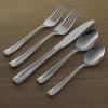 imageOneida Satin Lincoln 45 Piece Everyday Flatware Set Service for 8 180 Stainless Steel Silverware Set Dishwasher Safe