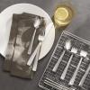 imageOneida Service for 8 Madeline 51 Piece Everyday Flatware Caddy 180 Stainless Steel Silverware Set51Piece Flatware Caddy