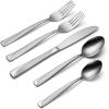 imageOneida Service for 8 Madeline 51 Piece Everyday Flatware Caddy 180 Stainless Steel Silverware Set74Piece Flatware Set