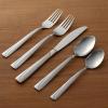 imageOneida Service for 8 Madeline 51 Piece Everyday Flatware Caddy 180 Stainless Steel Silverware Set74Piece Flatware Set