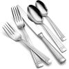 imageOneida T078045AL20 Amsterdam 45 Piece Everyday Flatware Set Service For 8Flatware