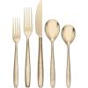 imageOneida 894808 Storm Champagne 20 Piece Everyday Flatware Set Service For 4Champagne