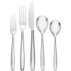 imageOneida 894808 Storm Champagne 20 Piece Everyday Flatware Set Service For 4Stainless Steel