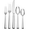 imageOneida Chroma 65 Piece Fine Flatware Set Service for 12 1810 Stainless Steel Silverware Set Dishwasher Safe65pc