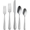 imageOneida Dylan 42 Piece Everyday Flatware Service for 8 180 Stainless Steel Silverware SetService for 4