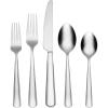 imageOneida Gable 42 Piece Everyday Flatware Set Service for 8 180 Stainless SteelService for 8