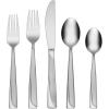 imageOneida Service for 8 Madeline 51 Piece Everyday Flatware Caddy 180 Stainless Steel Silverware Set74Piece Flatware Set