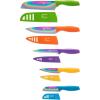 imageTomodachi  Rainbow Titanium  10 Piece Knife Set with Blade Guards10 Piece