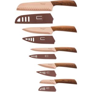 imageHampton Forge Raintree Copper 13 Piece Block Set BrownWood10Piece Cutlery Set