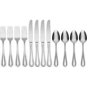 imageOneida 895267 Countess 12 Piece Everyday Flatware Set Metallic12 Piece Set