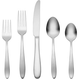 imageOneida 895998 Mooncrest Satin 20 Piece Everyday Flatware Set20 Count