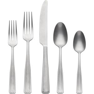 imageOneida 896756 Reid Satin 20 Piece Flatware Set20Piece Flatware Set  Vintage Silver