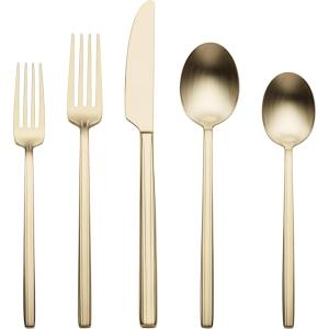 imageOneida 896762 Dean Satin Champagne 20 Piece Flatware Set