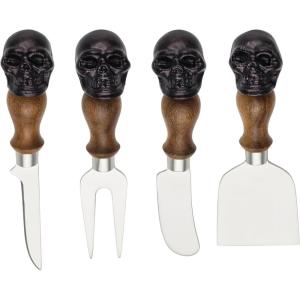 imageOneida 898366 Skull Mirror Cheese Knives Set Of 4