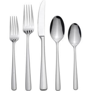 imageOneida B1013020Al20 Doublet 20 Piece Everyday Flatware Set Service For 4
