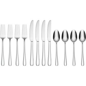 imageOneida B1059020Al21 Waverly 20 Piece Everyday Flatware Set Service For 412Piece Flatware Set