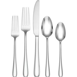 imageOneida B1059020Al21 Waverly 20 Piece Everyday Flatware Set Service For 420Piece Flatware Set