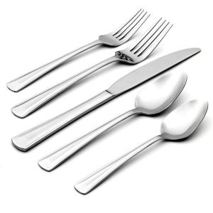 imageOneida Cella 42 Piece Everyday Flatware Service for 8 180 Stainless Steel Silverware SetService for 4