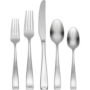 imageOneida F118065Al20 Satin Moda 65 Piece Flatware Set75Piece Flatware Set
