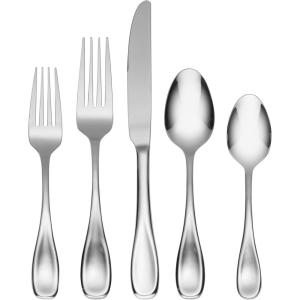 imageOneida H003020A Voss 20 Piece Everyday Flatware Set Service For 420Piece Flatware Set