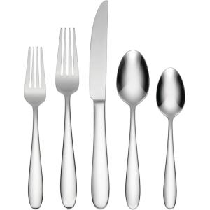 imageOneida H110042A Eve 42 Piece Everyday Flatware Set Service For 8