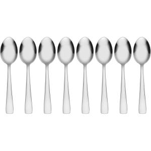 imageOneida Zinc Everyday Flatware Dinner Forks Set of 8 180 Stainless Steel Silverware Set 14 x 375 x 85 inches69 x 15 x 38 inches