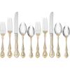 imageOneida F142045A Golden Mandolina 45 Piece Fine Flatware Set Service For 845 Count Pack of 2