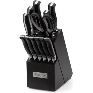 imageOneida 55154Cw Vanguard Side 13 Piece Tang Knife Set With Block
