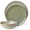 imageOneida 897205 Organic Shades 12Piece Dinnerware Set Sage GreenGreen