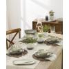 imageOneida 897205 Organic Shades 12Piece Dinnerware Set Sage GreenGreen