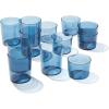imageOneida 896825 Stackables Green Drinkware Set Of 12Blue