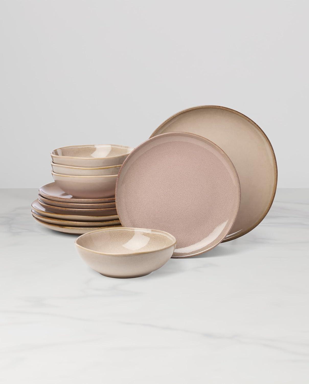 imageOneida 899209 Organic Shades Blue Pasta Bowls Set Of 4 Service For 4Clay