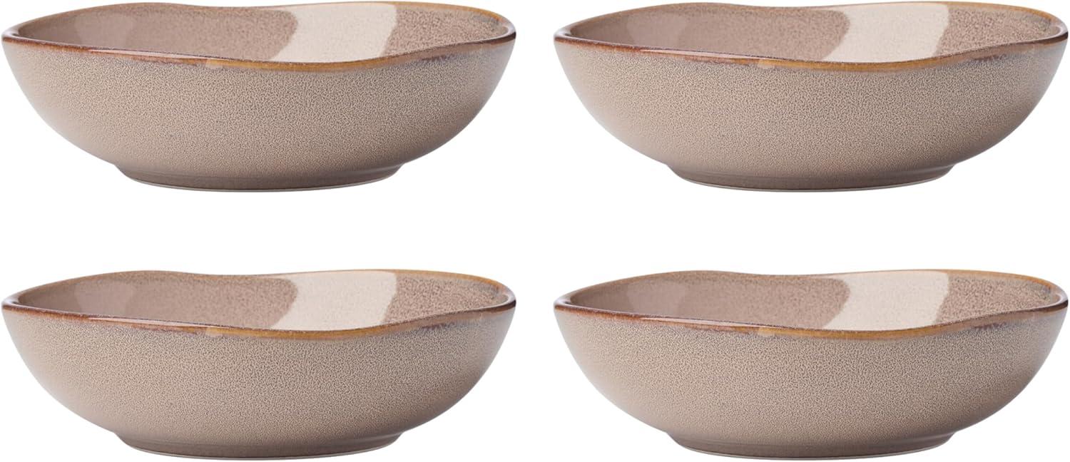 imageOneida 899209 Organic Shades Blue Pasta Bowls Set Of 4 Service For 4Clay