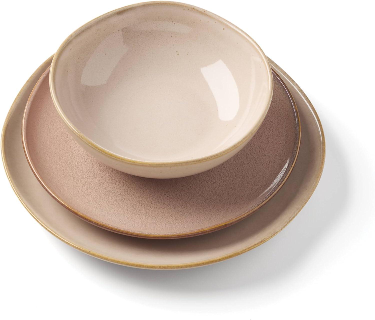 imageOneida 899209 Organic Shades Blue Pasta Bowls Set Of 4 Service For 4Clay