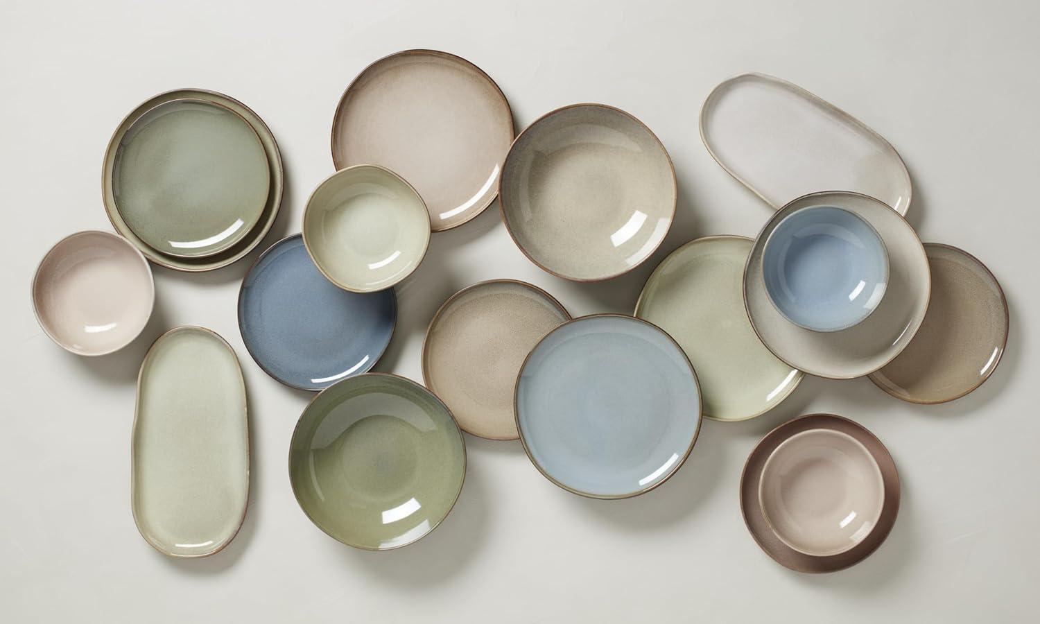 imageOneida 899209 Organic Shades Blue Pasta Bowls Set Of 4 Service For 4Oatmeal