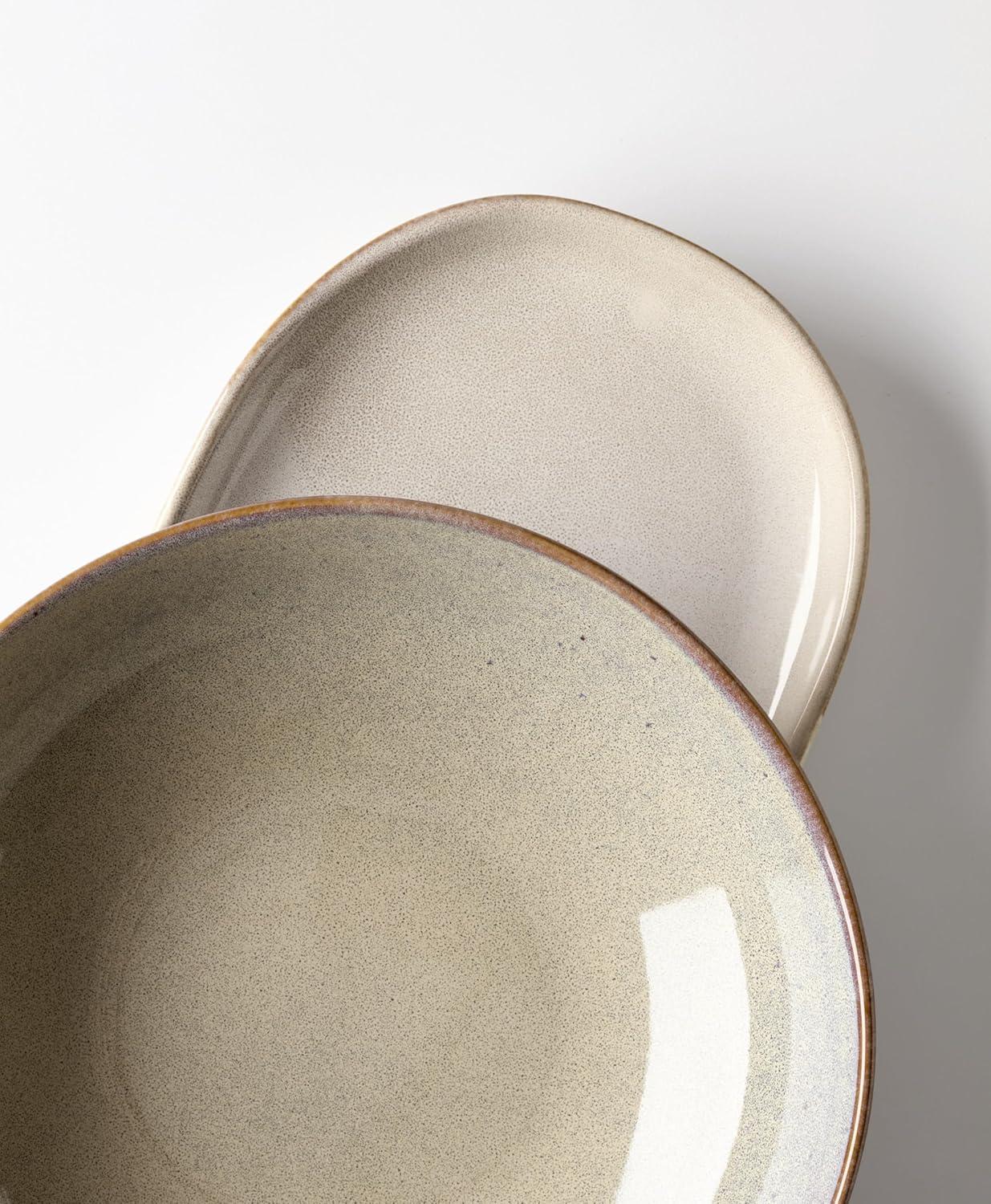 imageOneida 899209 Organic Shades Blue Pasta Bowls Set Of 4 Service For 4Oatmeal