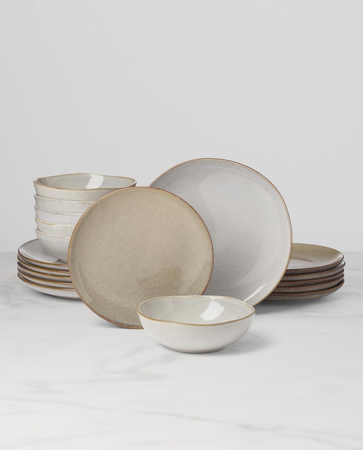 imageOneida 899209 Organic Shades Blue Pasta Bowls Set Of 4 Service For 4Oatmeal